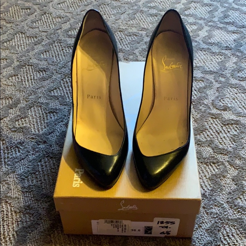 Christian Louboutin black heels